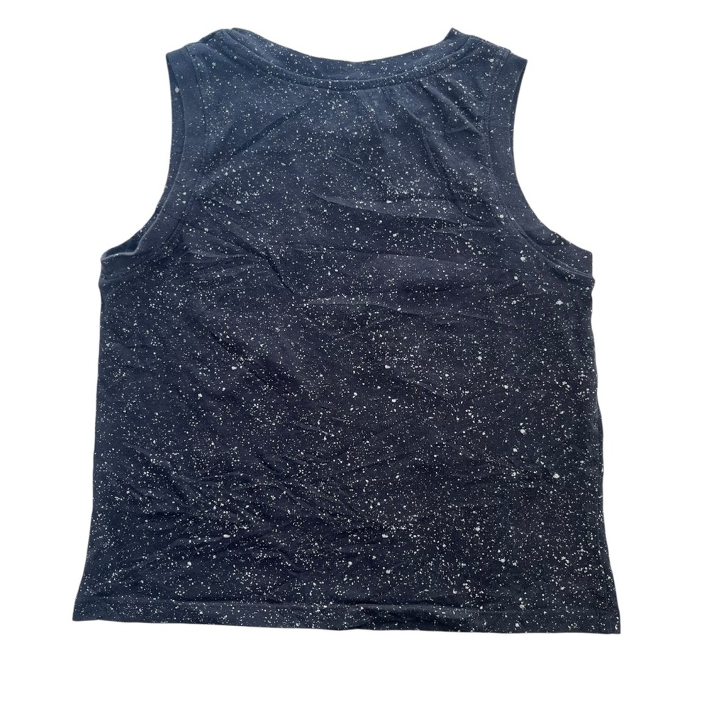 Disney Womens Sz XS Gray Paint Splatter Tribal The Lion King Movie Crop Tank Top - Picture 2 of 15